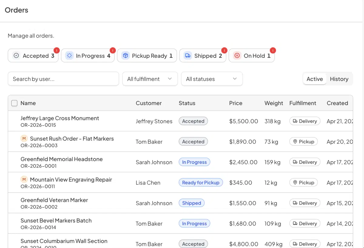 Stonegate Scribe quote and order management
