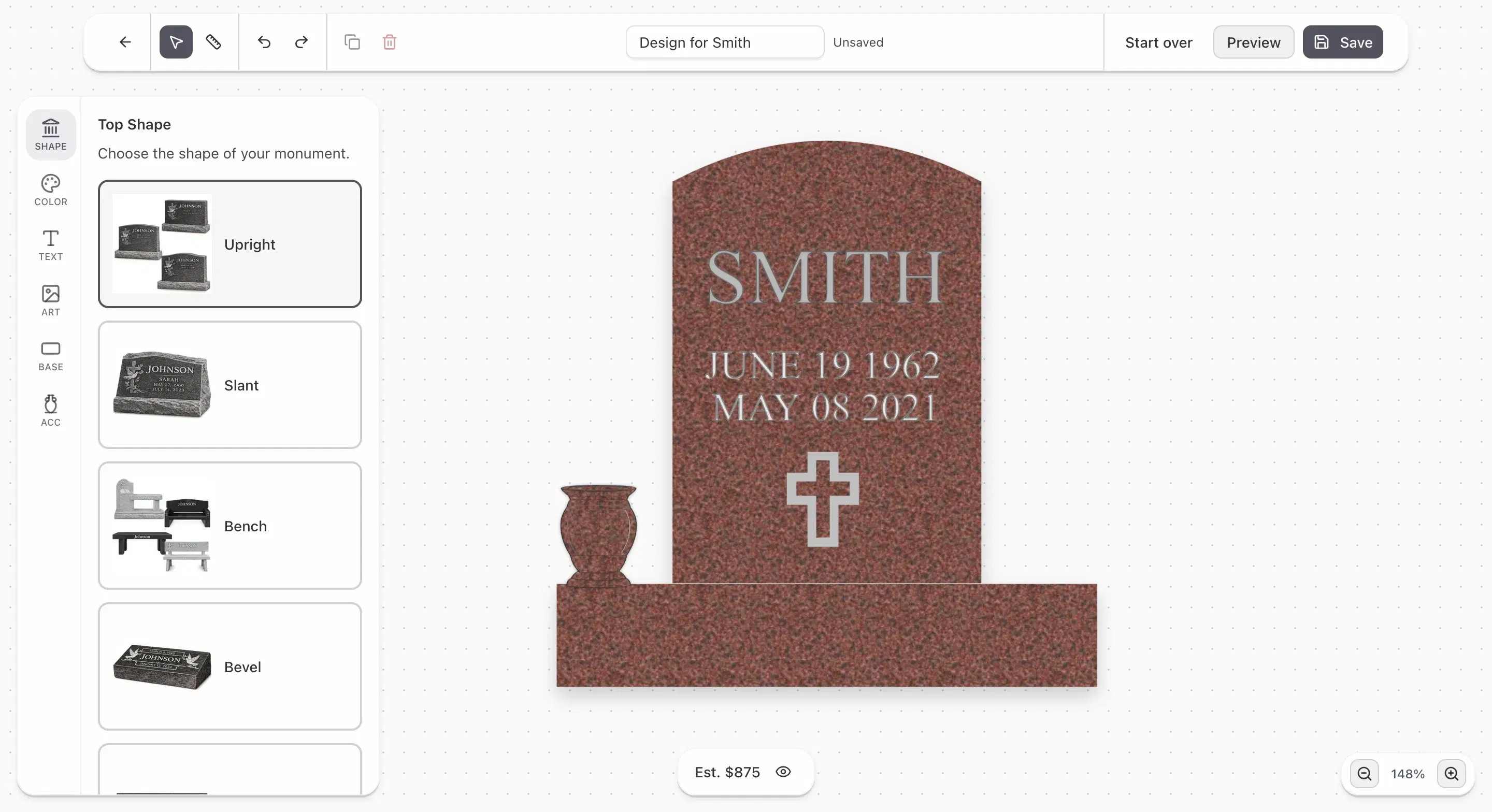 Stonegate Scribe design tool interface